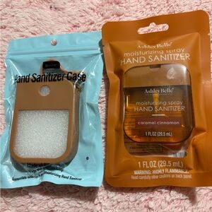 Caramel Cinnamon Hand Sanitizer with Tan Case